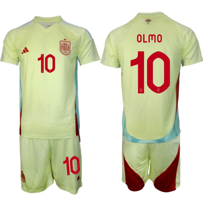 Men 2024-2025 Season Spain away green 10 Soccer Jersey